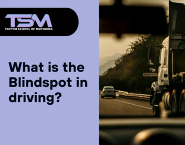 What is the Blindspot in vehicle
